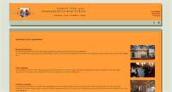 Desktop Screenshot of christ-for-all.com