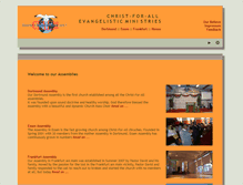 Tablet Screenshot of christ-for-all.com